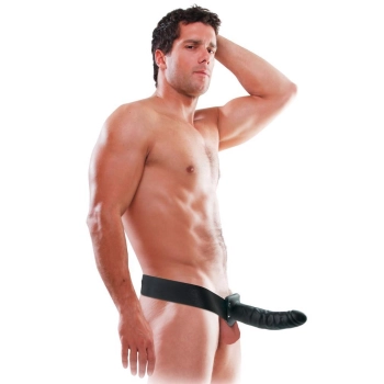 Pusta proteza strap-on Fetish Fantasy Series ciemna 20 cm