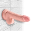 Dildo TPE King Cock Plus z jądrami 20,3 cm