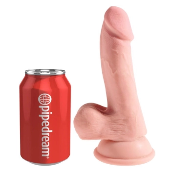 Dildo TPE King Cock Plus z jądrami 20,3 cm