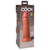 KCE 8 DD Vibrating Cock Tan