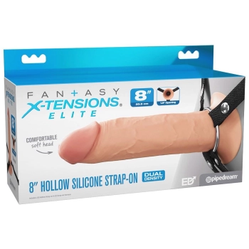 Strap on hollow silikonowy Fantasy X Tensions Elite 21,6 cm