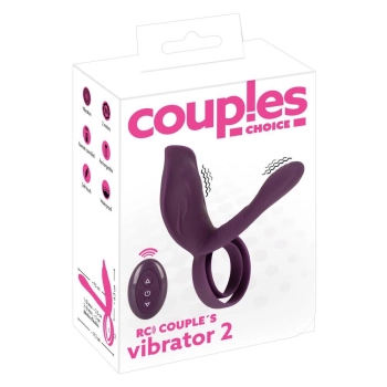 Pierścień wibrujący RC Couples Choice dla par USB