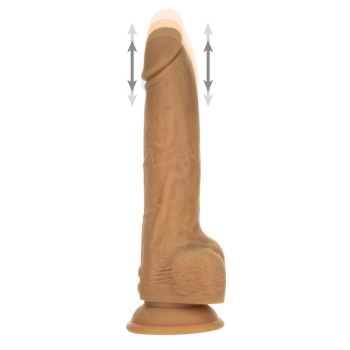 9" Thrusting Dong RC Caramel