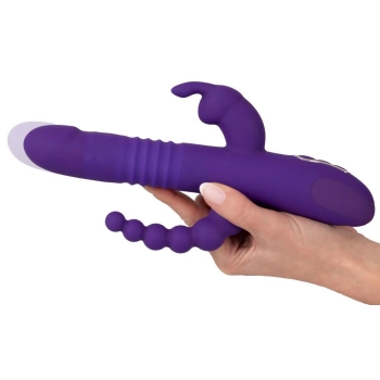 Wibrator króliczek Sweet Smile Triple Thrusting USB