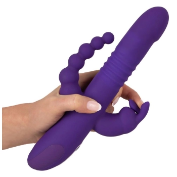 Wibrator króliczek Sweet Smile Triple Thrusting USB