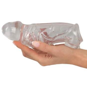 Przedłużka na penisa Crystal Clear TPE 19,2 cm