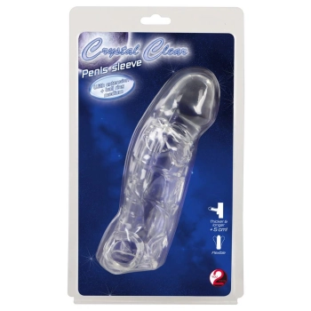 Przedłużka na penisa Crystal Clear TPE 19,2 cm