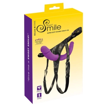 Strap on podwójny Sweet Smile silikonowy 32 cm