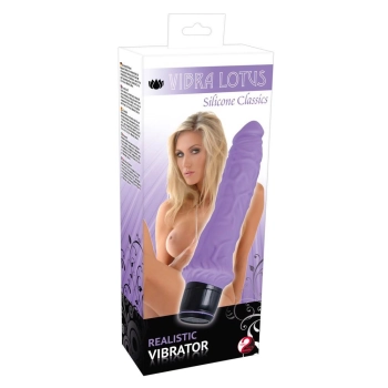 Wibrator silikonowy You2Toys fioletowy 25 cm