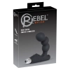 Masażer prostaty Rebel z wibracją czarny 14 cm