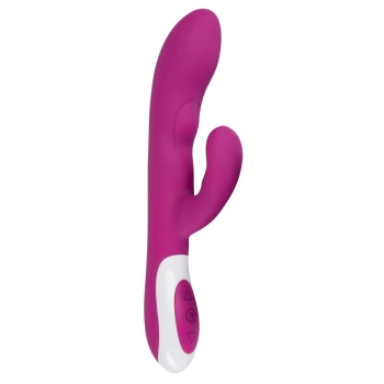 Wibrator króliczek Javida Heating Vibe fioletowy USB 22 cm