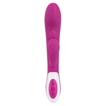 Wibrator króliczek Javida Heating Vibe fioletowy USB 22 cm