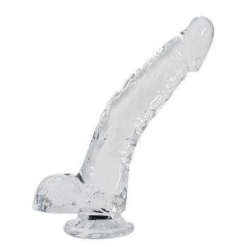 Dildo żelowe Stallion Alive przezroczysty 22 cm