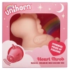 Stymulator łechtaczki Unihorn Heart Throb silikonowy USB 9 cm