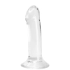 Dildo żelowe Valiant Alive przezroczysty 16 cm