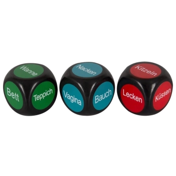 3 pleasure dice German,