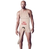 Apron with a plush penis