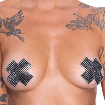 Naklejki na sutki Cross Cottelli ACCESSOIRES czarny