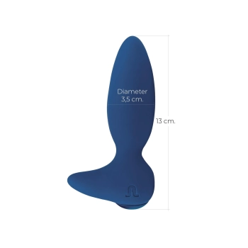 Plug analny wibrujący Little Rocket II Adrien Lastic z aplikacją IPX7