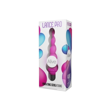 Plug wibrujący Alive Lance Pro silikonowy wodoodporny