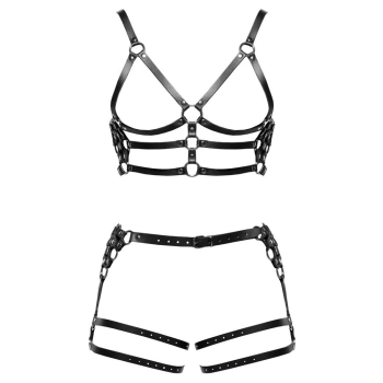 Leather Harness Set M/L