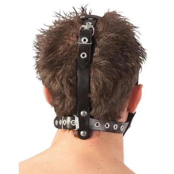 LeatherHead harness with Dildo