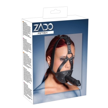 LeatherHead harness with Dildo