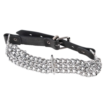 Leder Halsfessel Kette