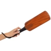 Leather spanking paddle