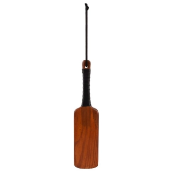 Leather spanking paddle