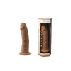 Dildo z cyberskóry Silexd Model 2 karmelowy 19 cm z przyssawką