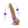 Dildo realistyczne Silexd Model 1 silikonowe cieliste 20 cm