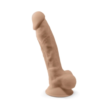 Dildo realistyczne Silexd Model 1 silikonowe cieliste 20 cm