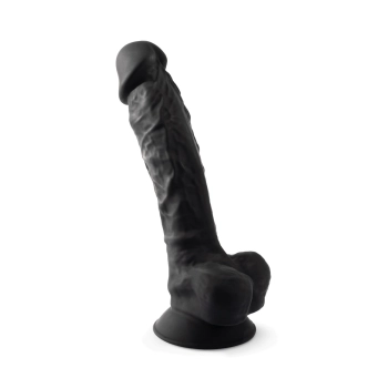 Dildo realistyczne Silexd Model 1 czarny 8 cali