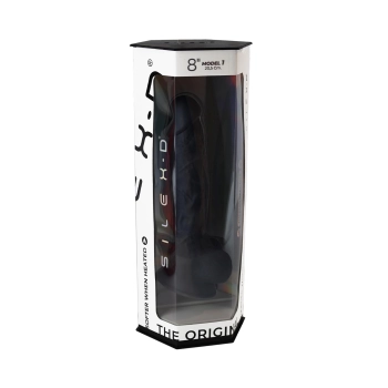 Dildo realistyczne Silexd Model 1 czarny 8 cali