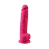 Dildo realistyczne Silexd z przyssawką silikonowe różowe 38 cm