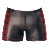 Mens Pants black/red S