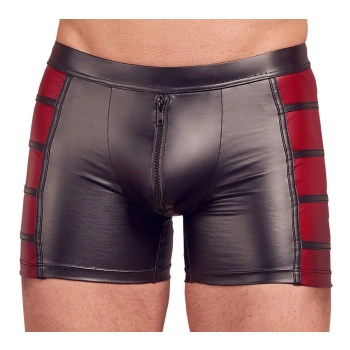 Mens Pants black/red S