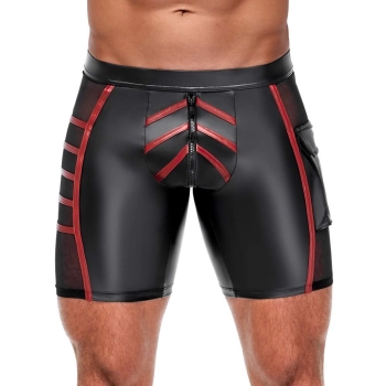 Mens Shorts Black/Red S