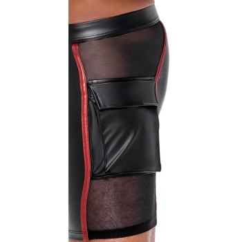 Mens Shorts Black/Red M
