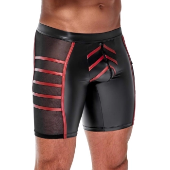 Mens Shorts Black/Red XL