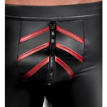 Mens Shorts Black/Red 2XL