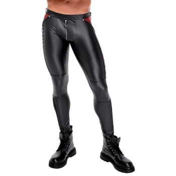 Mens Pants Black/Red M