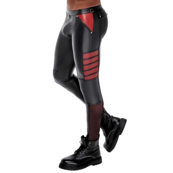 Mens Pants Black/Red M