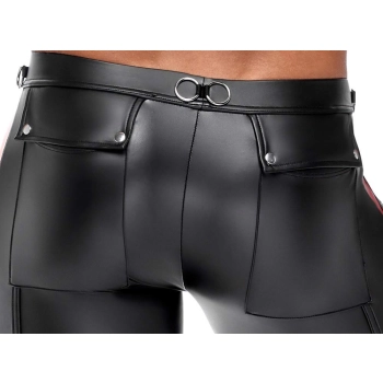Mens Pants Black/Red XL