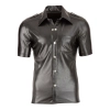 Imitat. Leather Mens Shirt XL