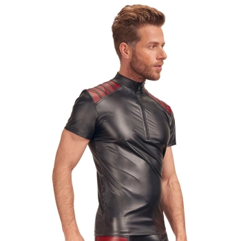 Mens Shirt black/red M