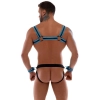 Mens Jock set black/blue M