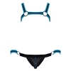 Mens Jock set black/blue 2XL