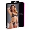 Komplet koronkowy Cottelli LINGERIE czarny M